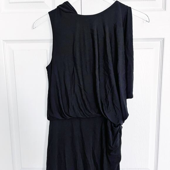 David Meister Black Drapey Bodycon Dress - Picture 10 of 10